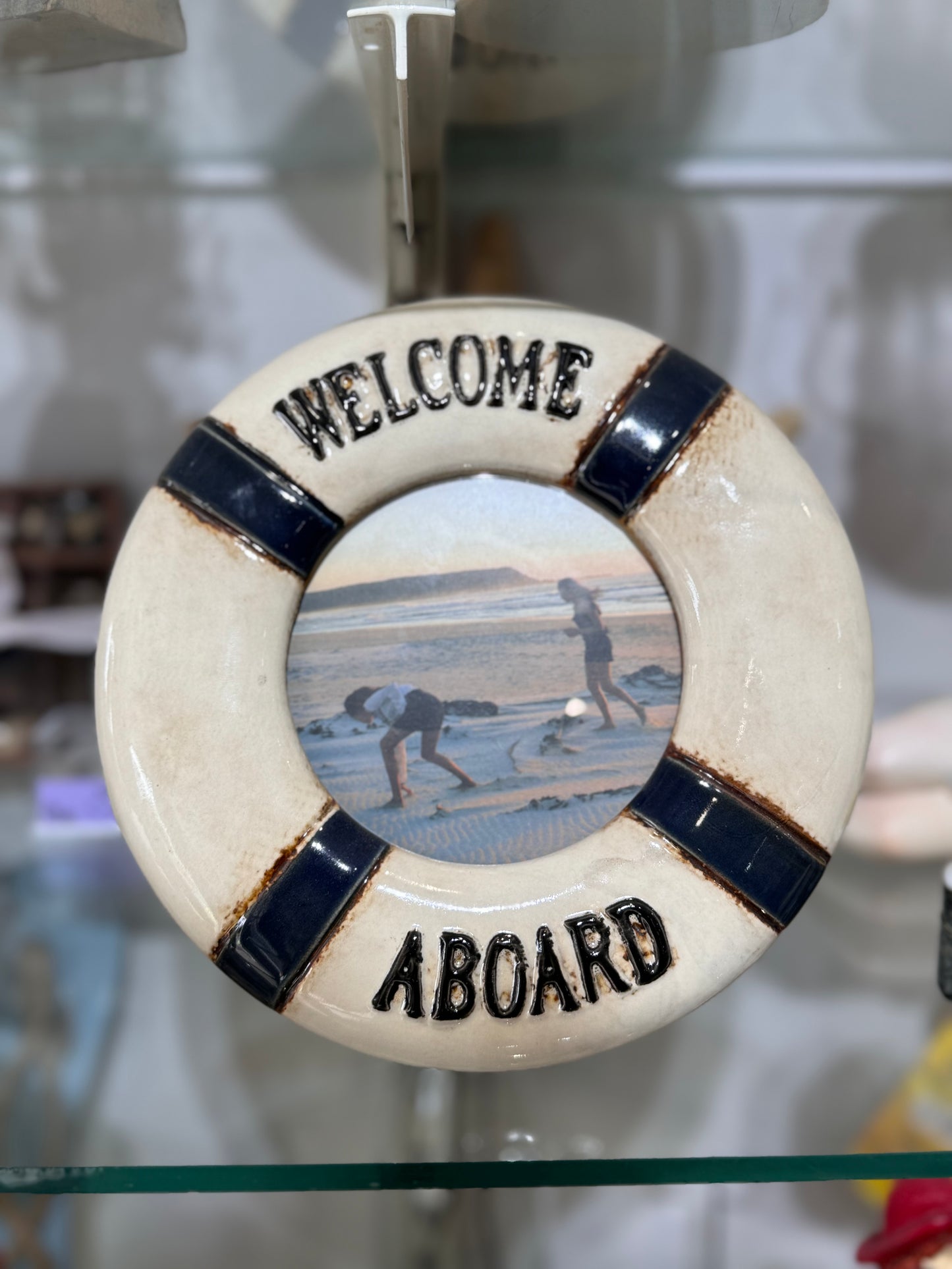 “Welcome Aboard” Picture frame