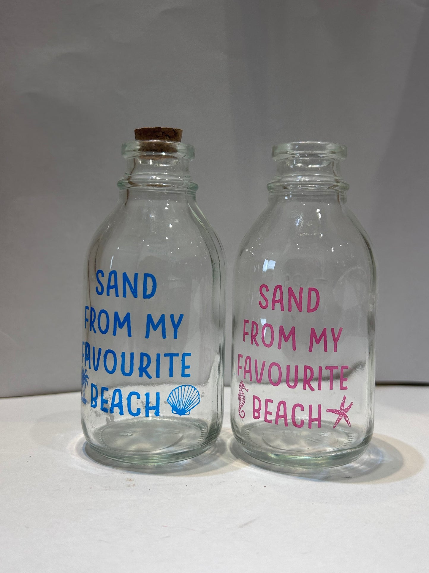 Glass Sand bottle